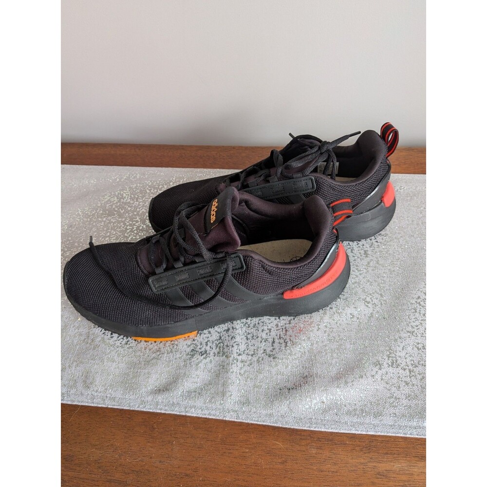 Adidas Racer TR21 Black Running Gym Shoes Men Size 9 Walking Jogging Sneakers - Picture 2 of 8